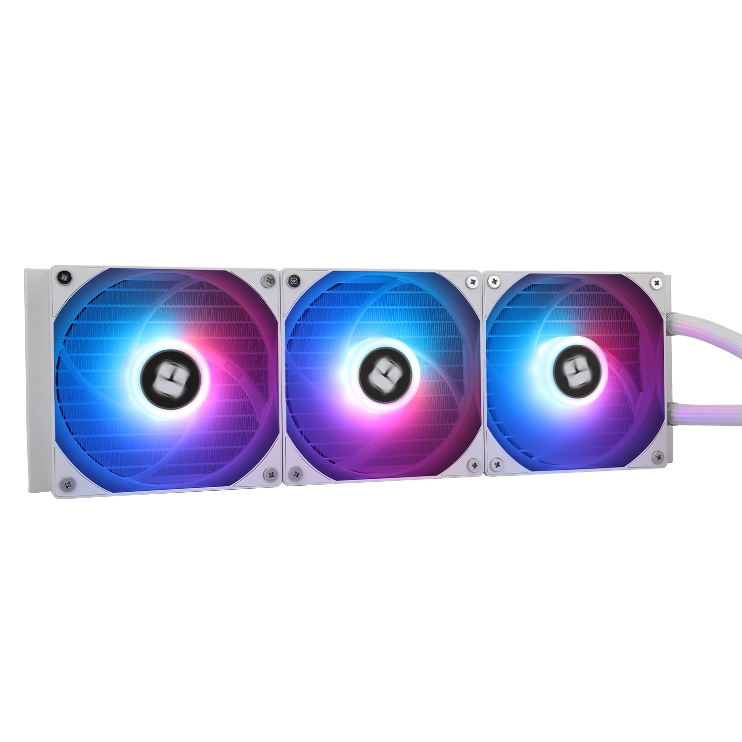 COOLER Thermalright "Aqua Elite 360 White Argb V3", skt. LGA1851, LGA 1700, AM4, AM5, racire cu lichid, 3 x 120mm, 1500 RPM, ARGB adresabil, alb "Aqua Elite 360 White Argb V3"