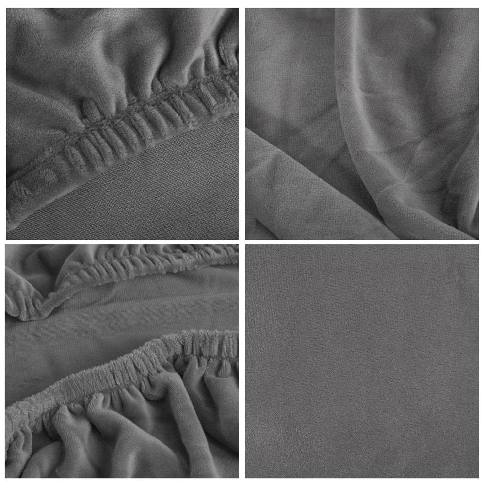 Husa universala pentru scaun, marime universala, poliester si spandex, 45 x 60 cm, catfiea gri