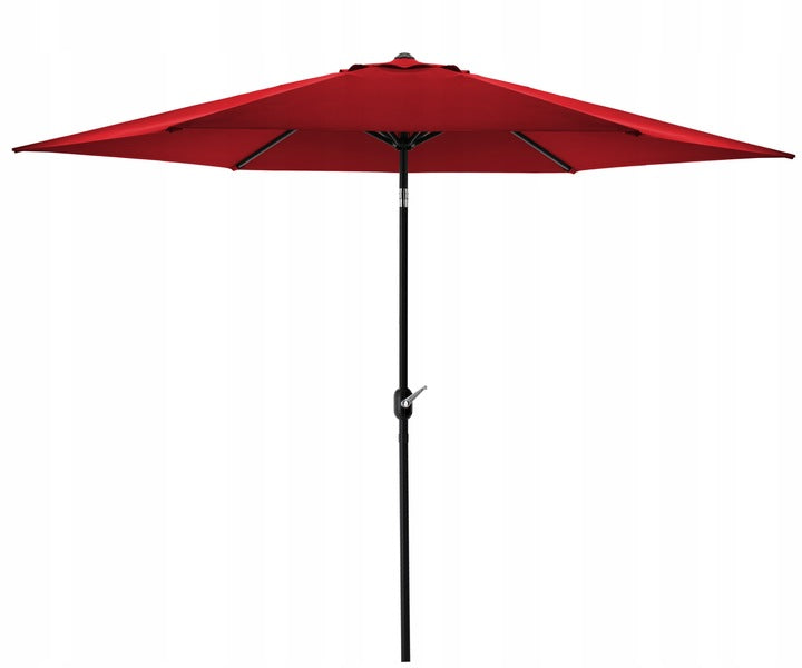 Umbrela terasa gradina, cu inclinare si husa, 300cm, Rosu