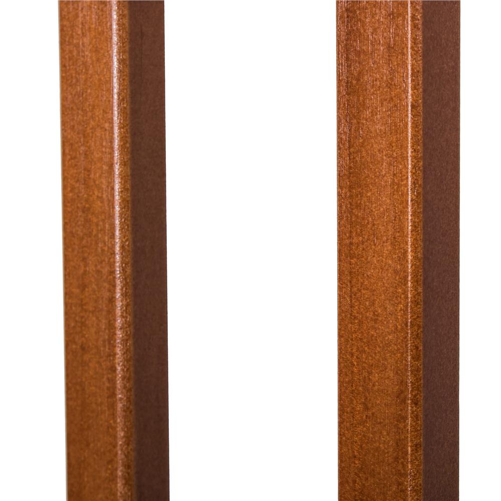 Poarta de siguranta Safety Gate pentru scari, ajustabila 117-124 cm, din otel si lemn, negru maro
