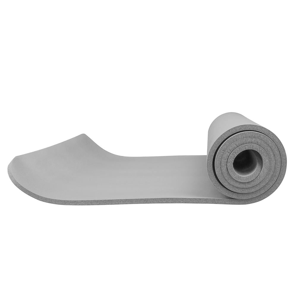 Saltea fitness/yoga/pilates, spuma NBR, 183x61x1.5 cm, gri