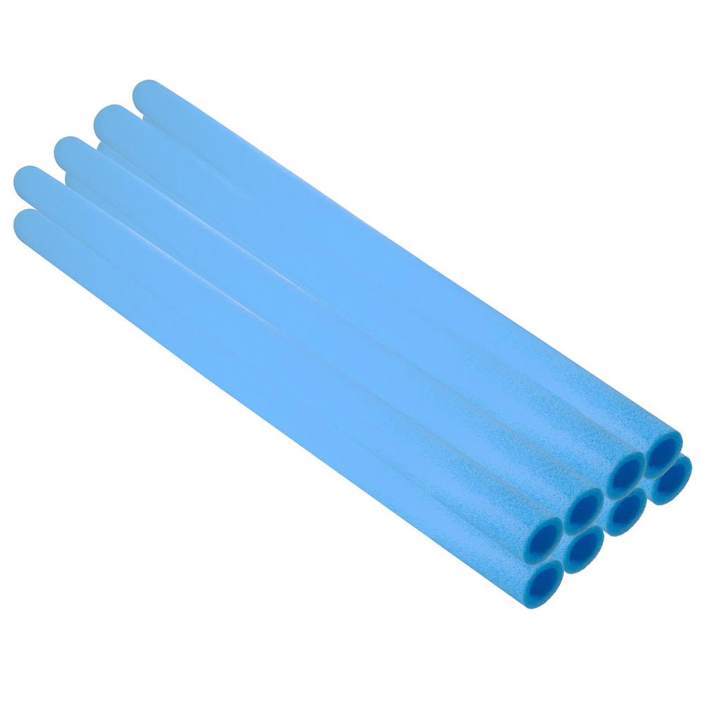 Husa protectie din spuma pentru stalpi trambulina, 80cm, albastru
