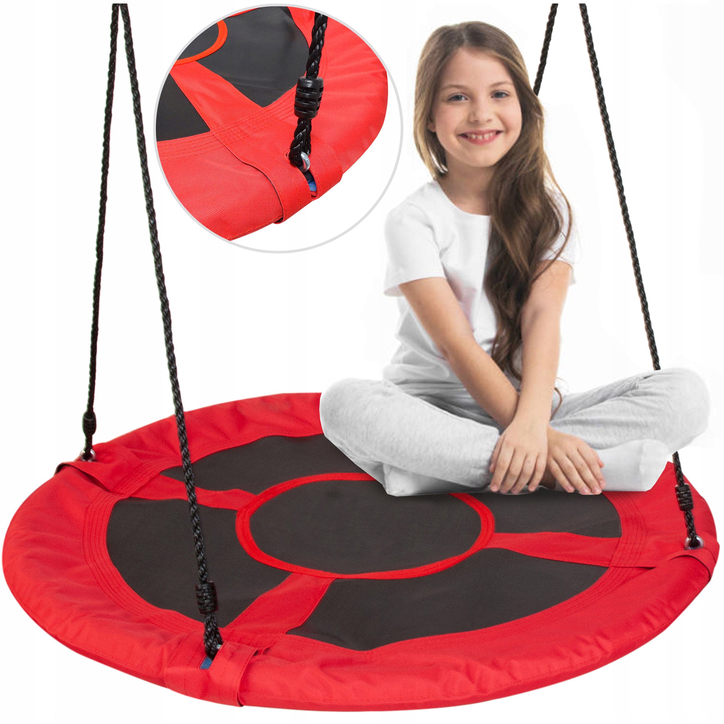 Leagan tip cuib Sersimo GO-L70D4A, 80cm, 100 kg, rosu