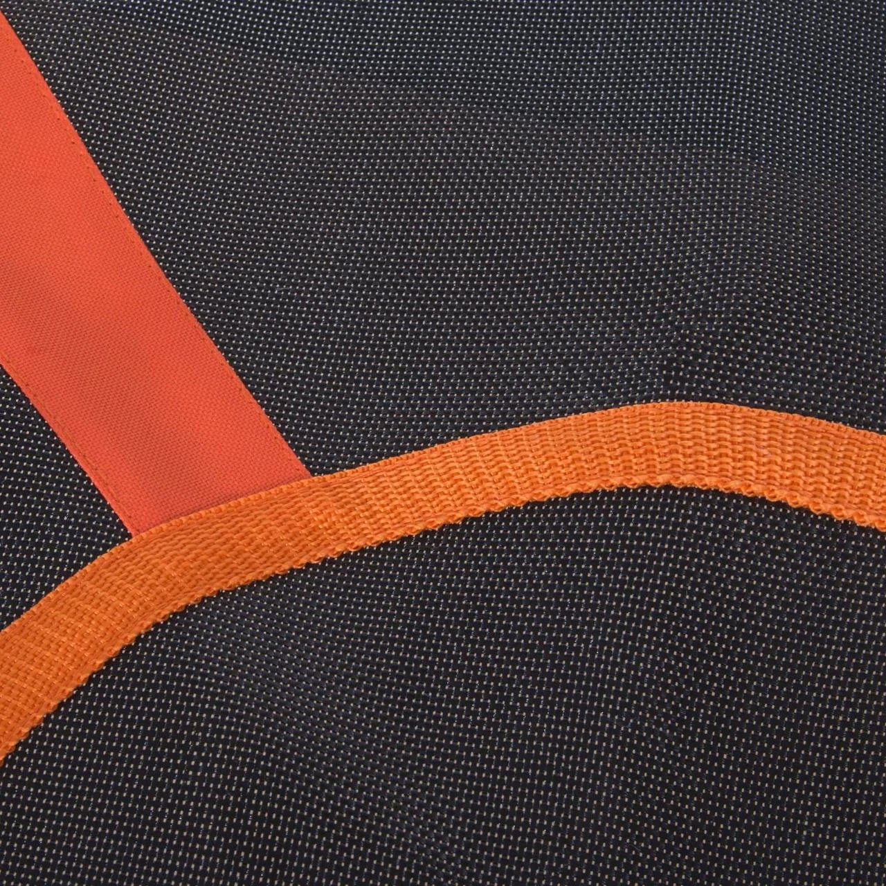 Leagan tip cuib Sersimo NS9, diametru 90cm, inaltime reglabila, pentru exterior, sarcina 150 kg, Portocaliu Negru