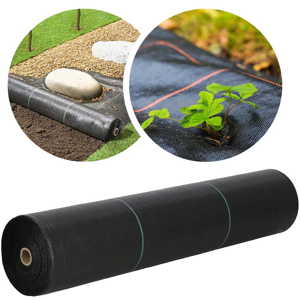Folie agrotextil, mulcire, antiburuieni, filtru UV, 50 x 1.1metri, 70g/m2, negru