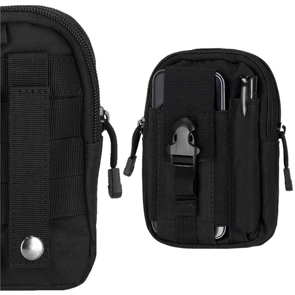 Borseta sport de brau, impermeabila, cu prindere la curea, 18x12x4cm, negru