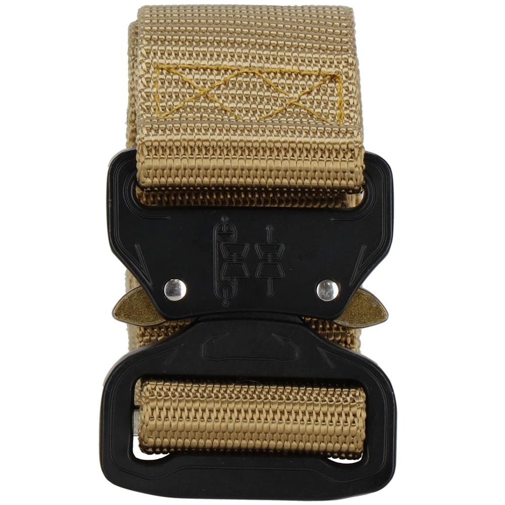 Curea centura Tactical Combat pentru barbati 3.7x125cm, rezistent, maro