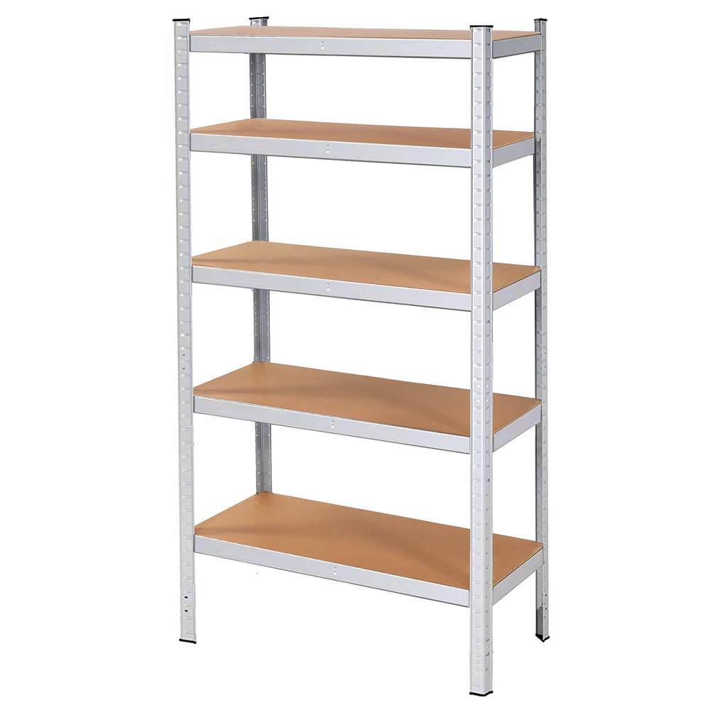 Raft cadru metalic modular pentru depozitare, 5 polite, 205x120x45cm, sarcina 1000kg