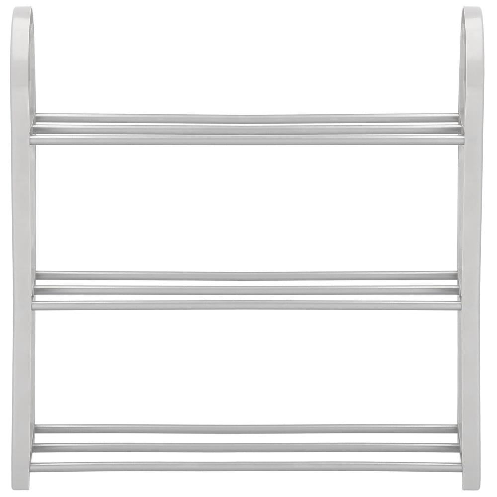 Pantofar PVC si metal, Sersimo cu 3 rafturi, 49x48cm, argintiu