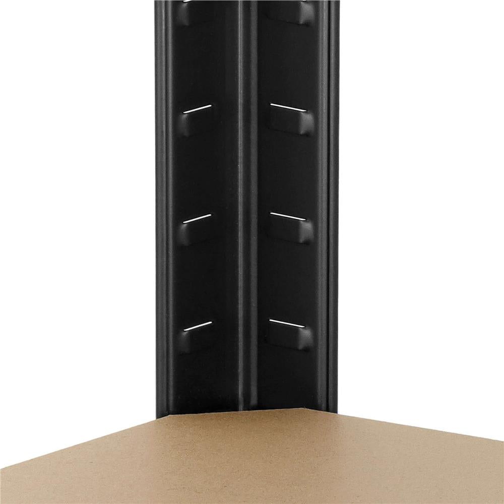 Raft cadru metalic modular pentru depozitare, 5 polite, 148x75x30cm, sarcina 875kg
