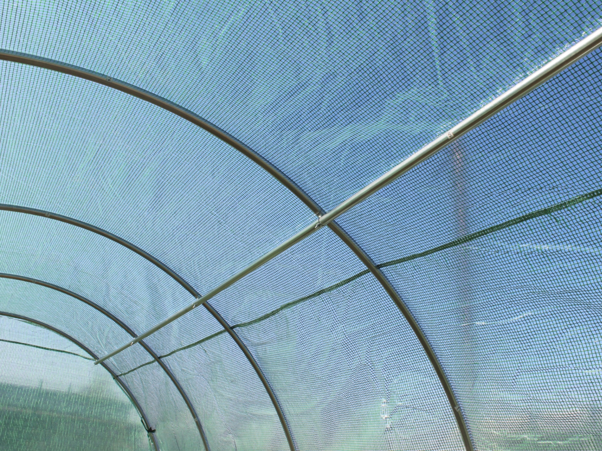 Sera de gradina, tip tunel cu cadru metalic, 500x1000cm, verde, 50mp, usa cu cadru metalic