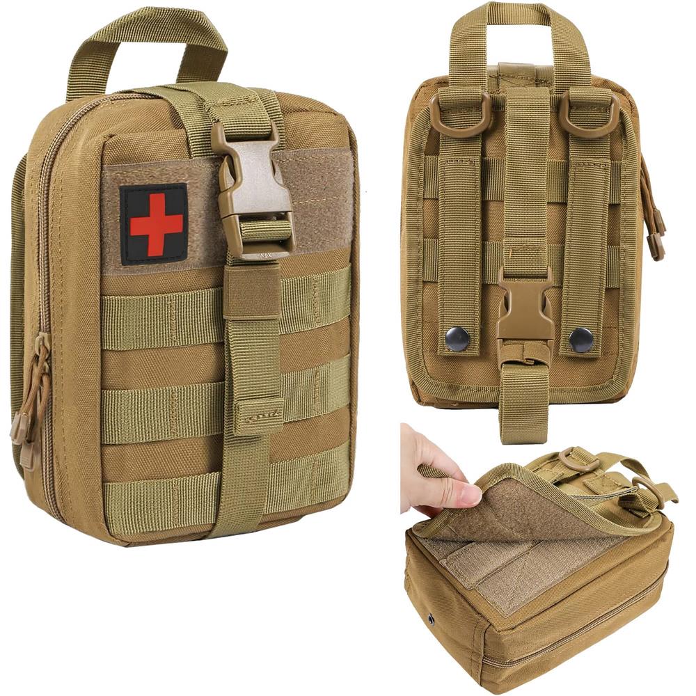 Borseta sport de brau, impermeabila, cu prindere la curea, 22x18x10cm, verde militar