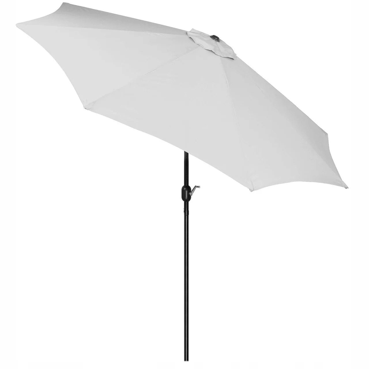 Umbrela terasa gradina, cu manivela si inclinare, GU20E, diametru 300cm, Argintiu