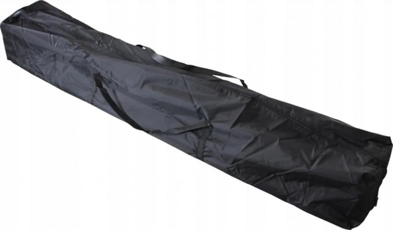 Cort tip pavilion cu 3 pereti laterali, structura solida otel si acoperis impermeabil PVC, 3x3 m cu inaltime reglabila, gri