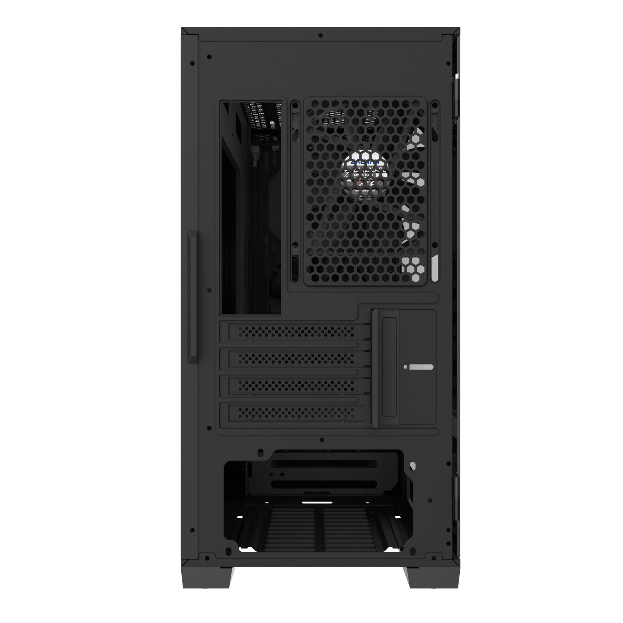 CARCASA Zalman "Z1 Iceberg", middle tower, fara sursa, suporta 5xfan, 3xfan inclus, USB 3.1 gen1 x 2, USB 2.0 x 1, audio+mic, 4 sloturi expansiune, negru "Z1 Iceberg Black"