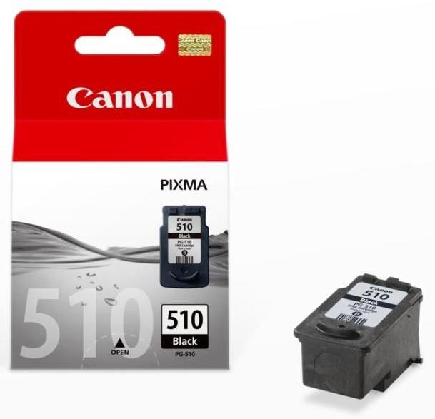 Cartus Cerneala Original Canon Black, PG-510, pentru Pixma IP2700|MP230|MP240|MP250|MP260|MP270|MP280|MP282|MP480|MP490|MP495|MX320|MX330|MX340|MX350|MX360|MX410|MX420, , , "2970B001AA"