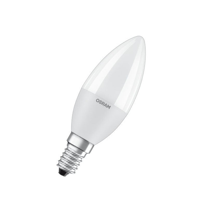 BEC LED Osram, soclu E14, putere 7W, forma lumanare, lumina alb naturala, alimentare 220 - 240 V, "000004058075311886"