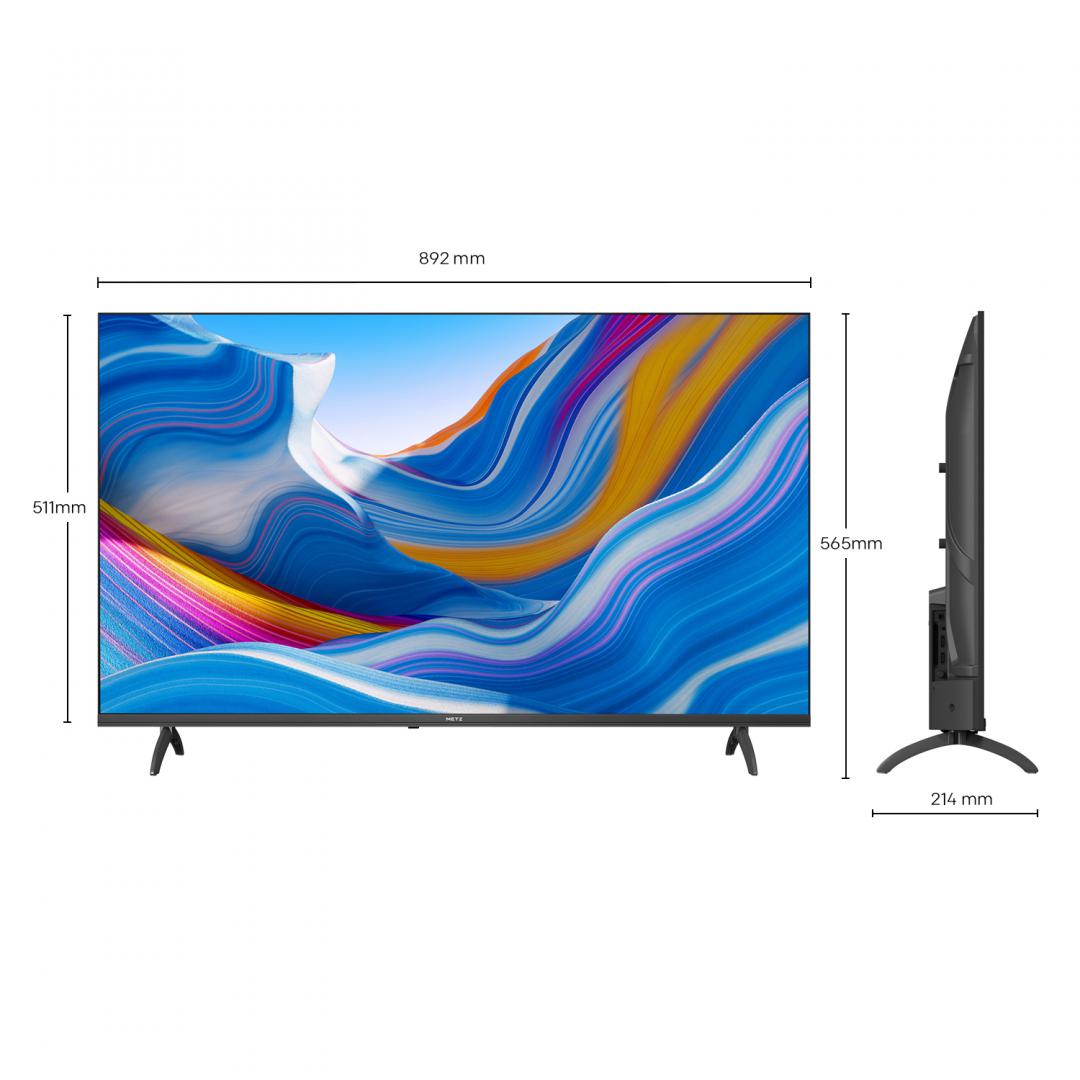 Televizor METZ LED 40MTE6000, 100 cm, Smart Google TV, Full HD, Clasa E "40MTE6000Z"