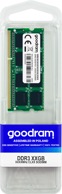 Gr DDR3 8GB 1600 GR1600S3V64L11/8G (Memorie RAM Notebook Goodram GR1600S3V64L11/8G)