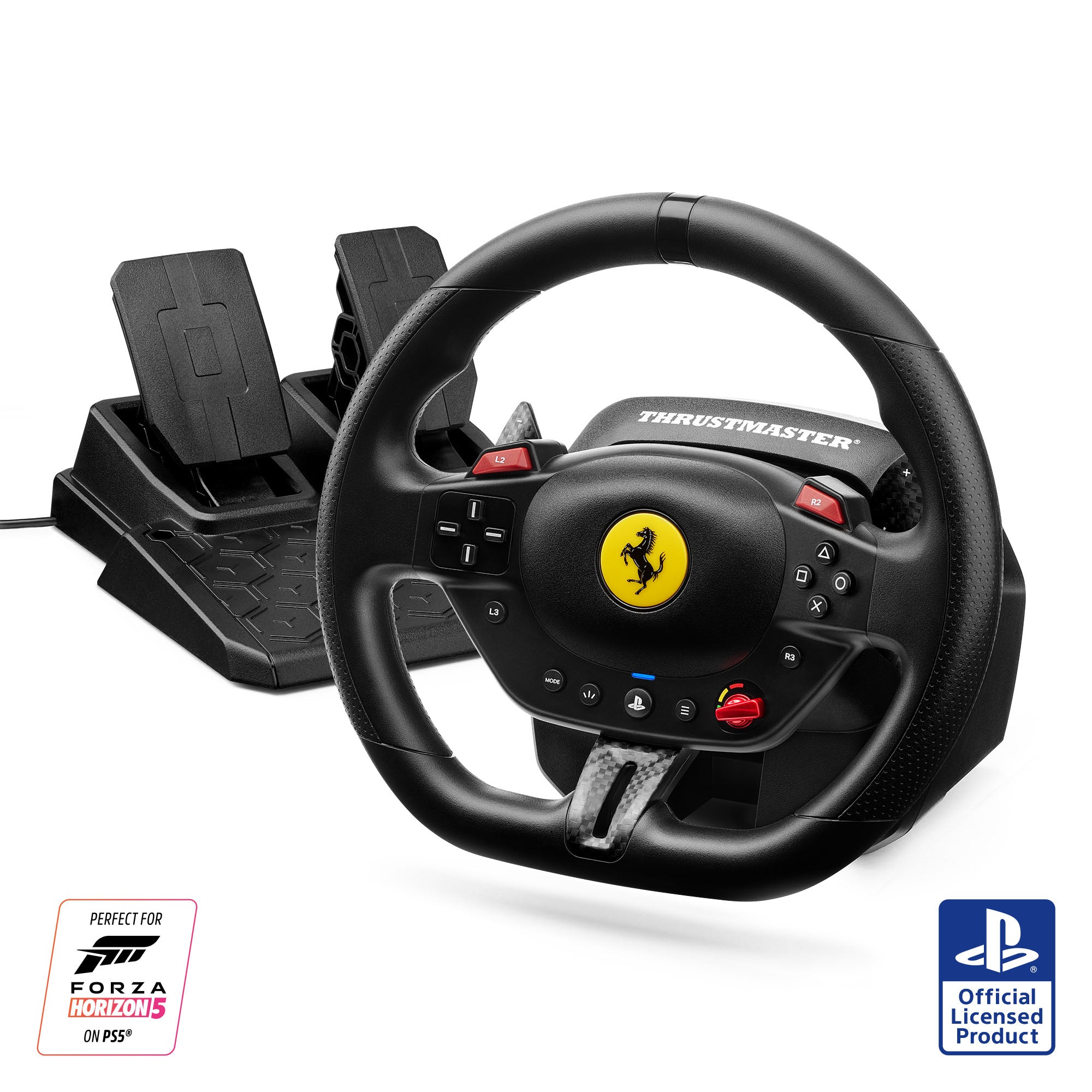 Thrustmaster T98-P FERRARI 296 GTB Racing Wheel and Pedals (PC/PS) "4160880"