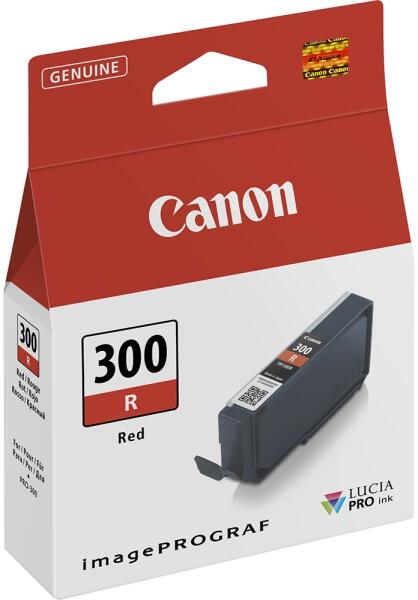 Cartus Cerneala Original Canon Red, PFI-300R, pentru IPF TM-240|IPF TM-340, 55ml, ,NOPP, "4199C001AA"