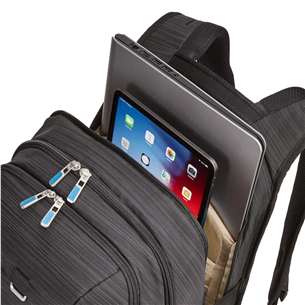 RUCSAC THULE, pt. notebook de max. 15.6 inch, 28 l, 3 compartimente, buzunar frontal x 2 | buzunar lateral x 2, waterproof, nylon, negru, "CONBP216 BLACK" / 3205354