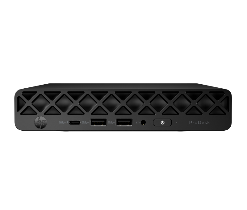Desktop Business HP ProDesk 4 Mini G1i cu procesor Intel Core Ultra 5 225T pana la 4.9 GHz, 16GB DDR5, 512GB SSD, Intel Integrated Graphics, Windows 11 Pro, Black, 1 an garantie