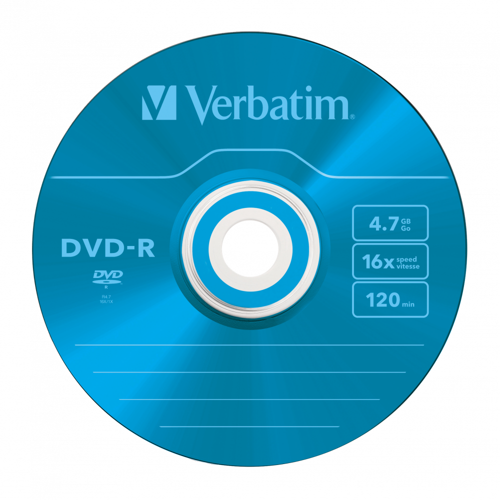 DVD-R VERBATIM 4.78GB, VITEZA 16X, COLOUR SURFACE, SLIM CASE, 1 BUC, "43557"