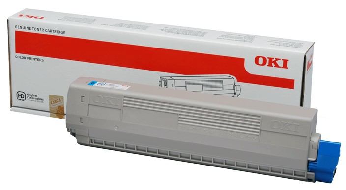 Toner Original OKI Cyan, 44844507, pentru C831|C841, 10K,