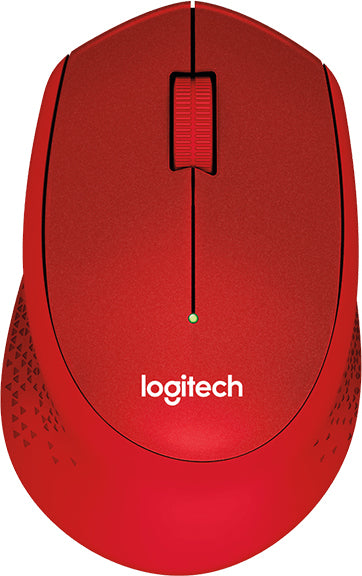 MOUSE LOGITECH, "M330 Silent", PC sau NB, wireless, 2.4GHz, optic, 1000 dpi, butoane/scroll 3/1, , rosu, "910-004911"