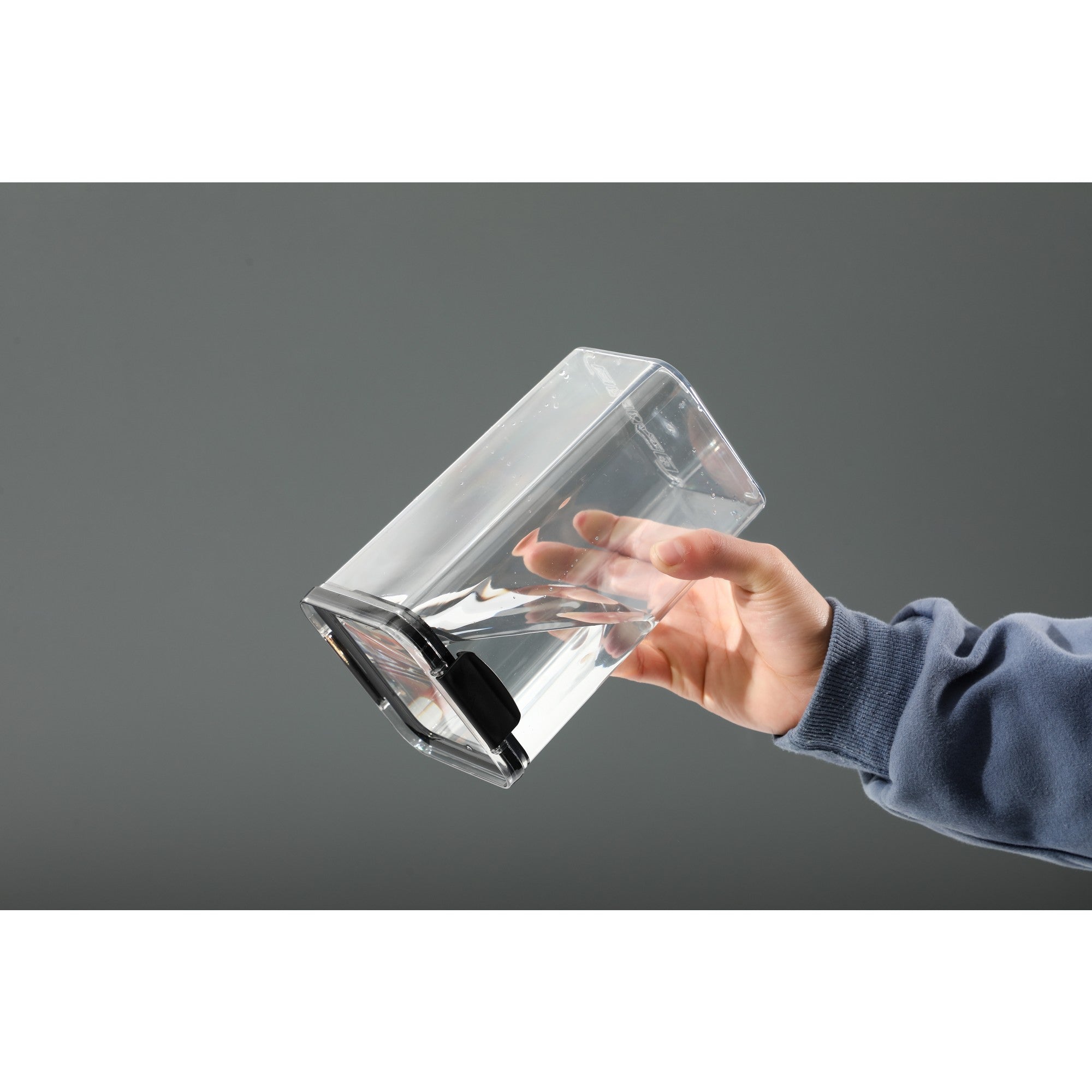 Recipient din Plastic, pentru Alimente/Obiecte, Inchidere Ermetica, 10.2 x 6.6 cm, 460 ml, Transparent