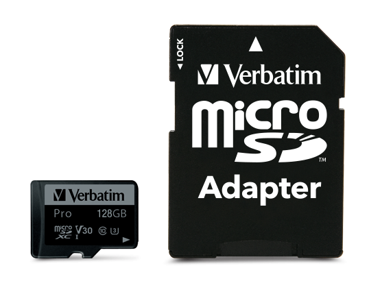 MEMORIE SD CARD VERBATIM 128GB CLASA 10 ADAPTOR INCLUS "47044"