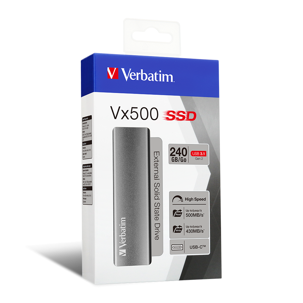 SSD EXTERN VERBATIM VX500 240GB USB 3.1 "47442"