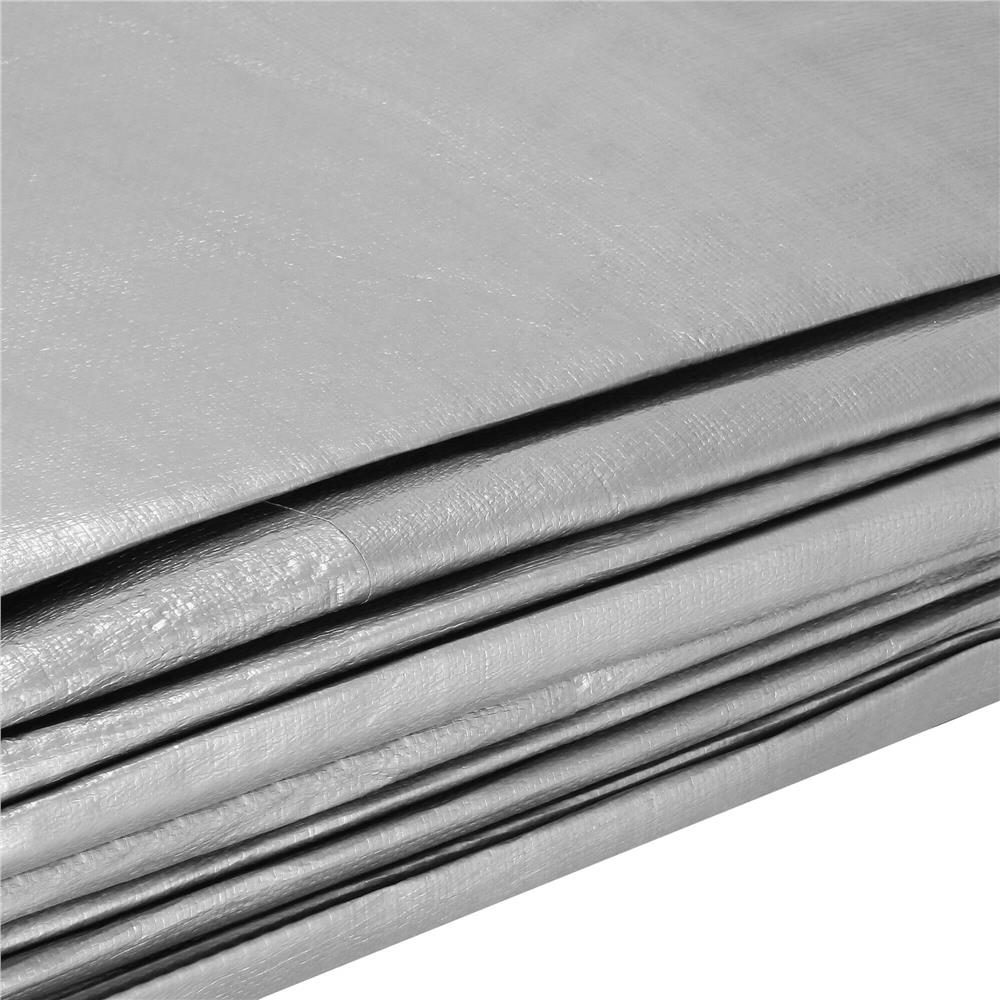 Prelata din polietilena impermeabila laminata, 270g/m2, 4x5m, gri