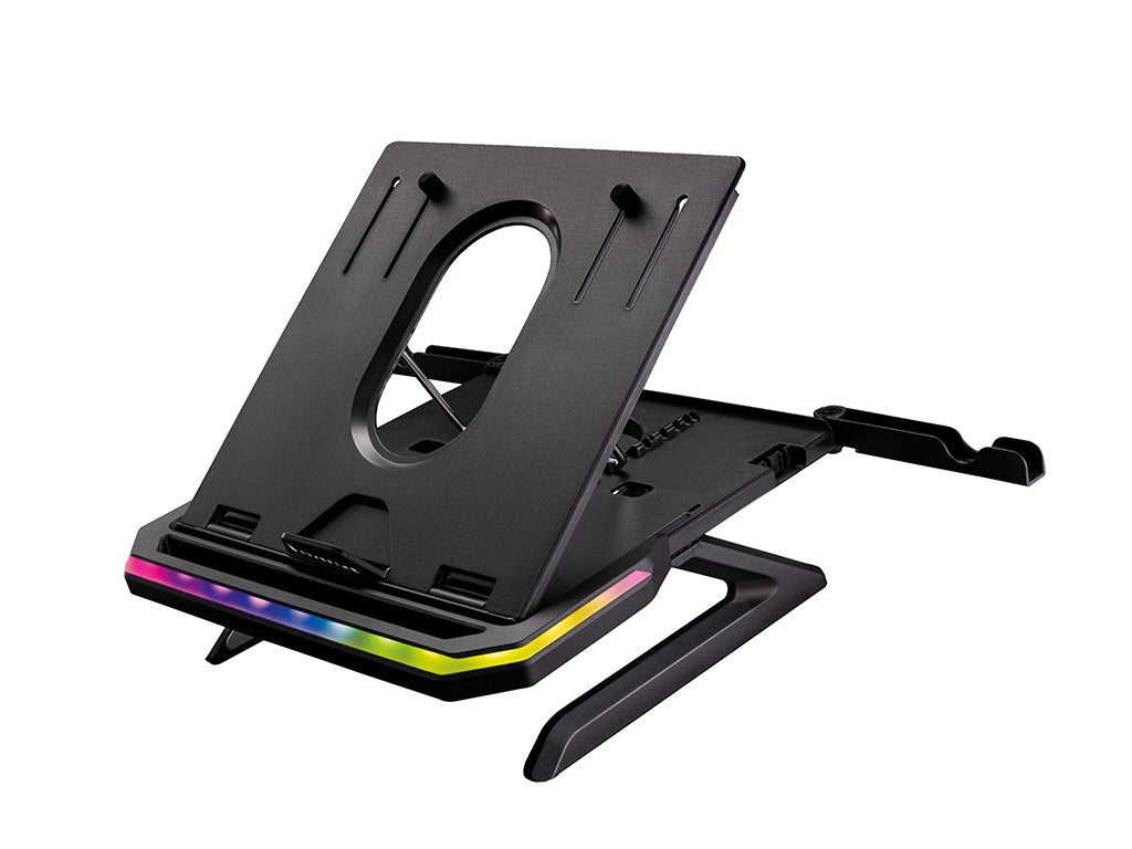 STAND Notebook Verbatim Portus X1 Foldable Laptop Stand with RGB "48842"