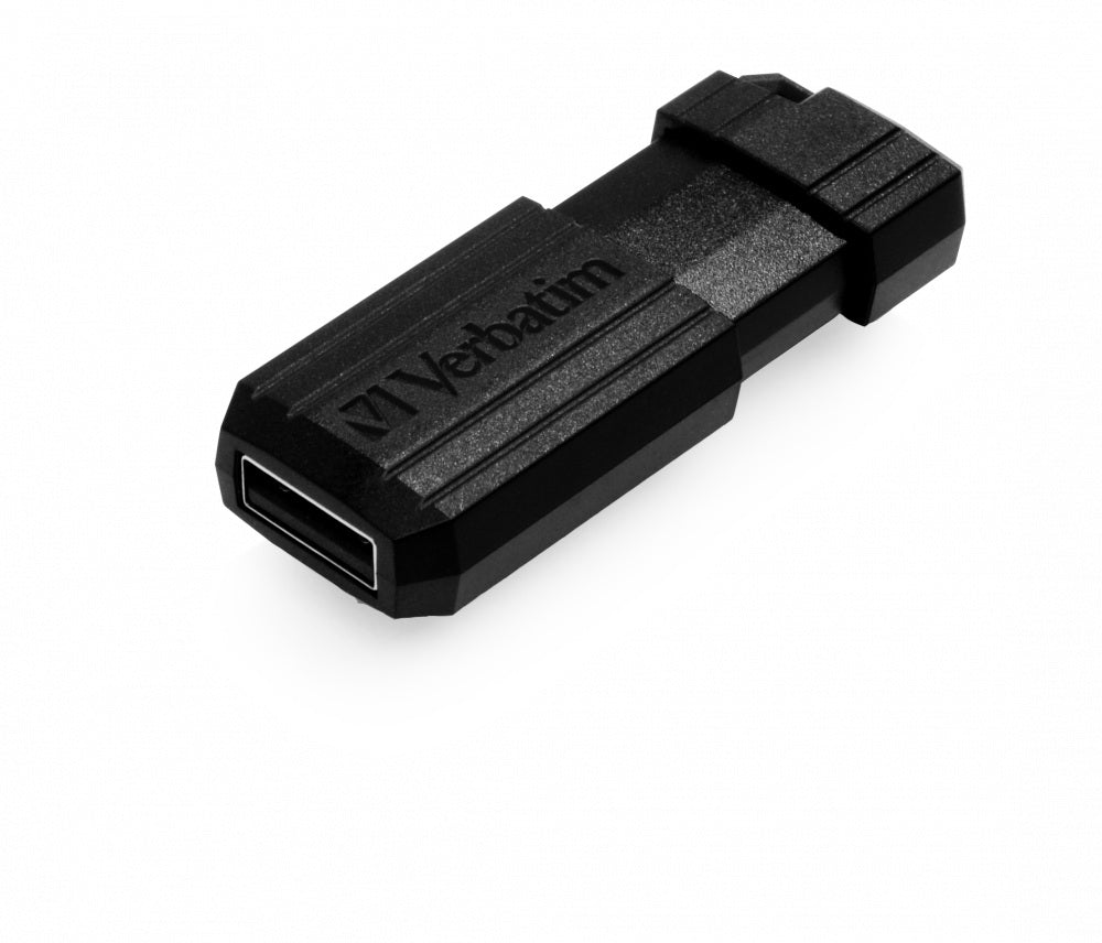 MEMORII USB Verbatim 2.0 PINSTRIPE 128GB BLACK, "49071"