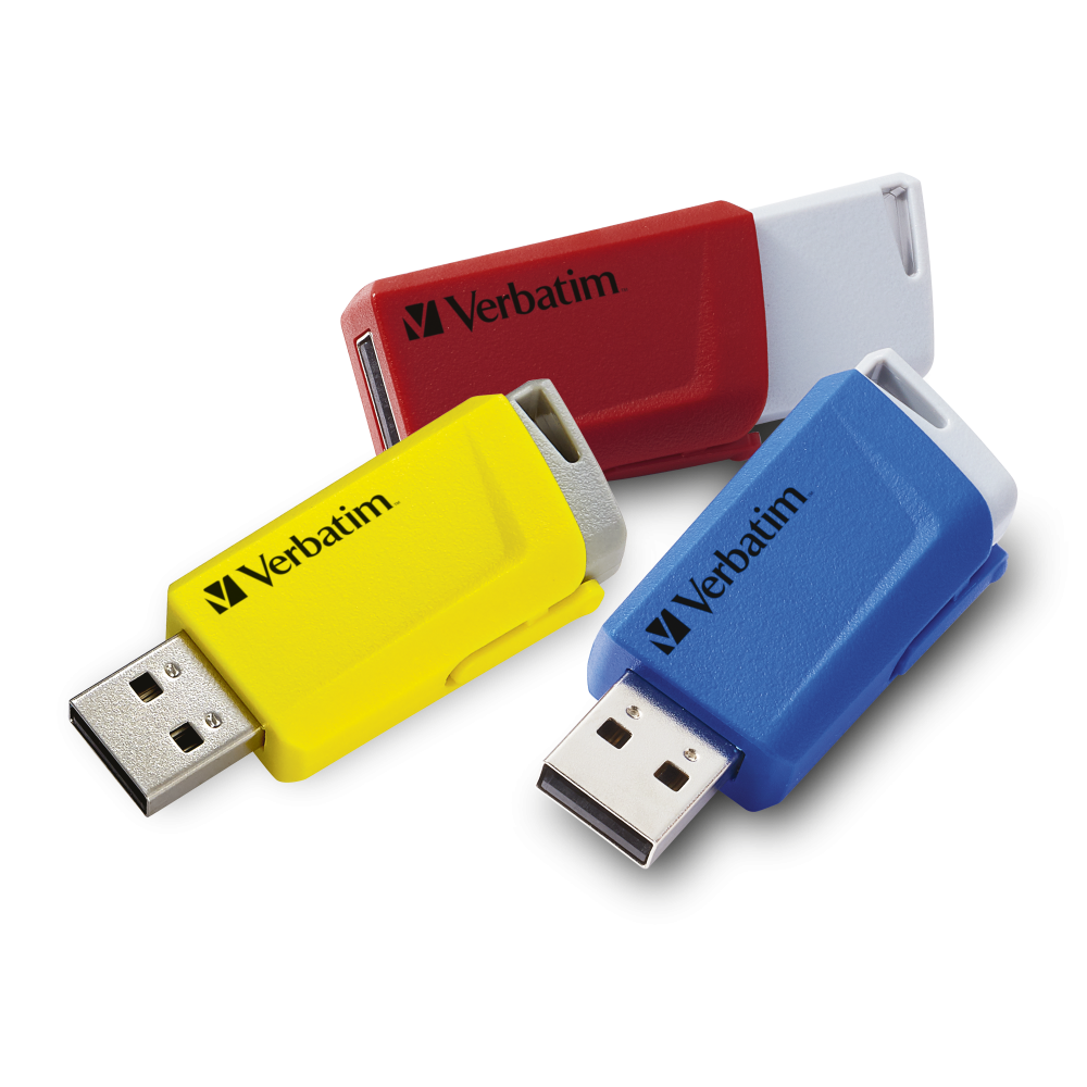 MEMORIE USB VERBATIM StoreNClick 3X16GB USB 3.0 ROSU/NEGRU/GALBEN "49306"