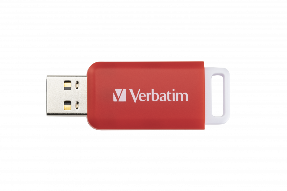 MEMORIE USB VERBATIM DATABAR 16GB USB 2.0 ROSU "49453"