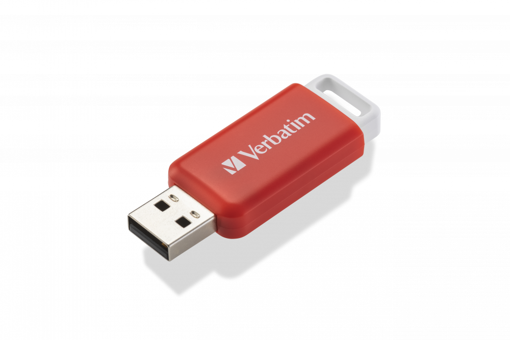 MEMORIE USB VERBATIM DATABAR 16GB USB 2.0 ROSU "49453"