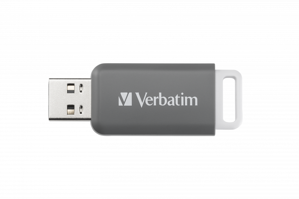 MEMORIE USB VERBATIM DATABAR 128GB USB 2.0, GRI "49456"