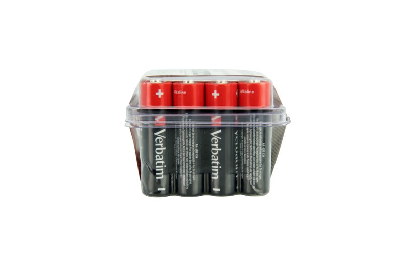 BATERIE VERBATIM AA (R6), 1.5V alcalina, 24 buc., "49505"