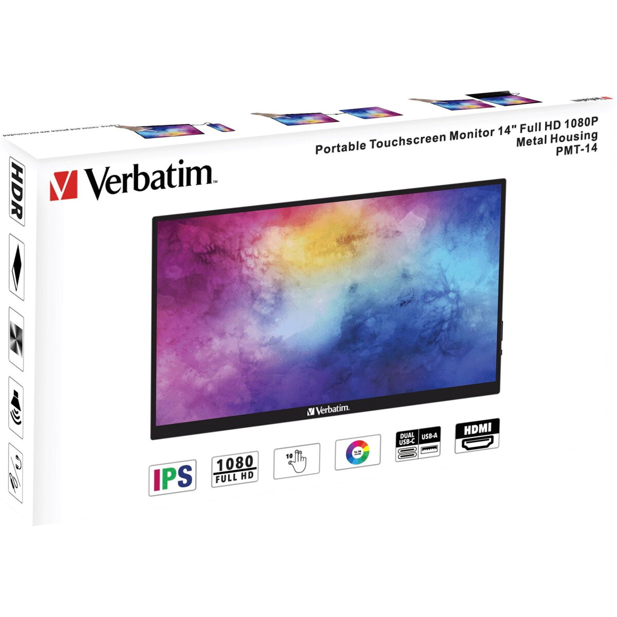 Monitor tactil portabil Verbatim 14" "49591"