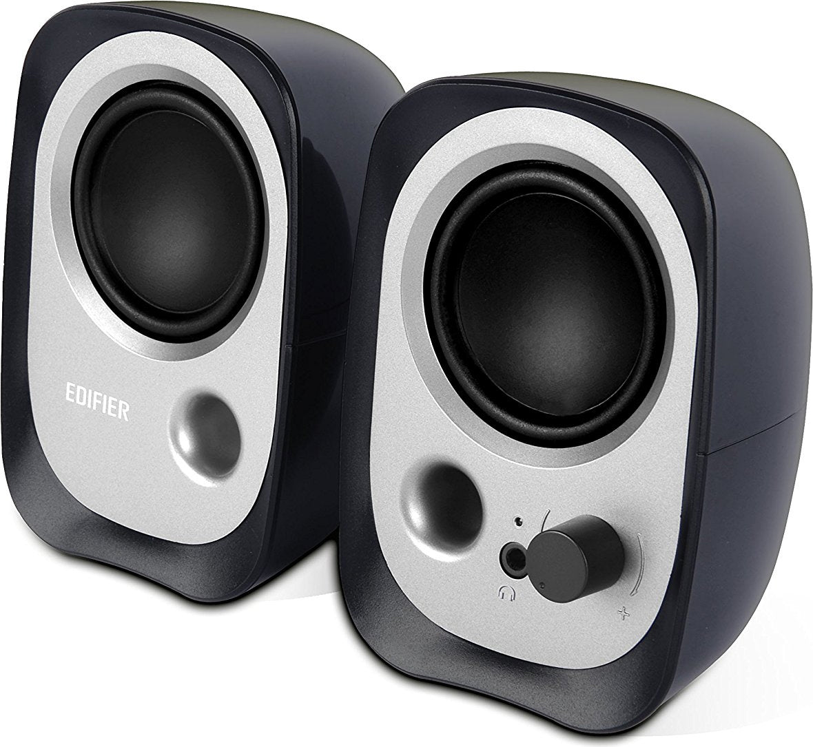 BOXE EDIFIER 2.0, RMS: 4W (2 x 2W), bass reflex port, USB power, black, "R12U"