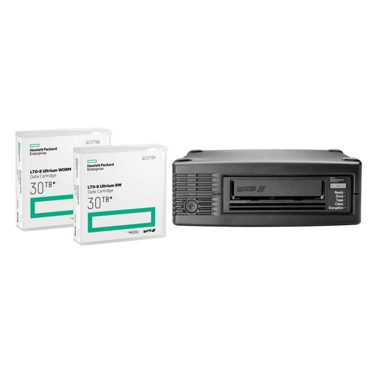 HPE LTO-8 Ultrium 30750 Ext Tape Drive (HPE StoreEver LTO-8 Ultrium 30750 External Tape Drive)