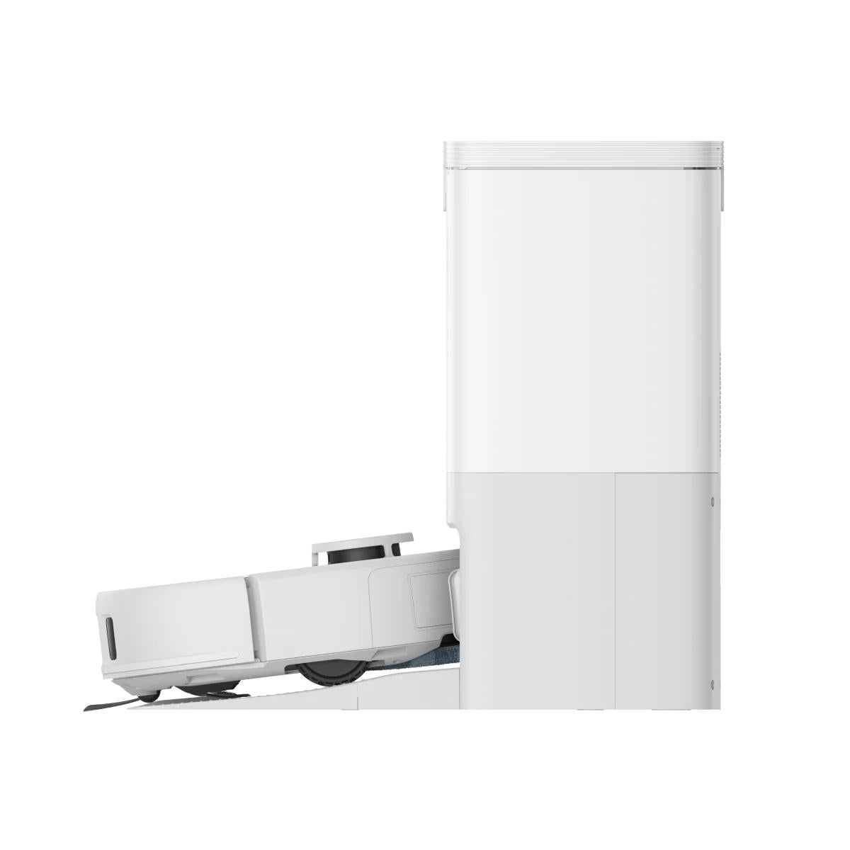 Robot All-in-One Anker "eufy X10 Pro Omni", 8.000 Pa, aspirare uscata si umeda, Wi-Fi, BTH, App, multi-suprafete, volum rezervor 2.5L, alb, "T2351G21" - 194644287153