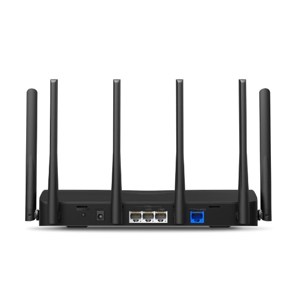 ROUTER MERCUSYS, BE9300, 1× 2.5 Gbps WAN port and 3× 2.5 Gbps LAN, Tri-Band 2.4 / 5 /6 Ghz, Wi-Fi 7, 6 x antene externe, "MR47BE"