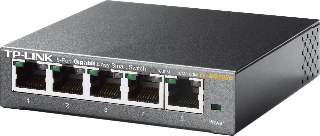 SWITCH TP-LINK 5 porturi Gigabit. carcasa metalica "TL-SG105E"