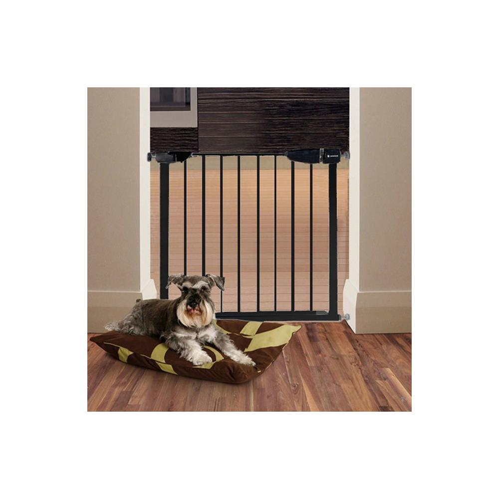Poarta de siguranta Safety Gate pentru scari, ajustabila 89-96 cm, din otel, neagra