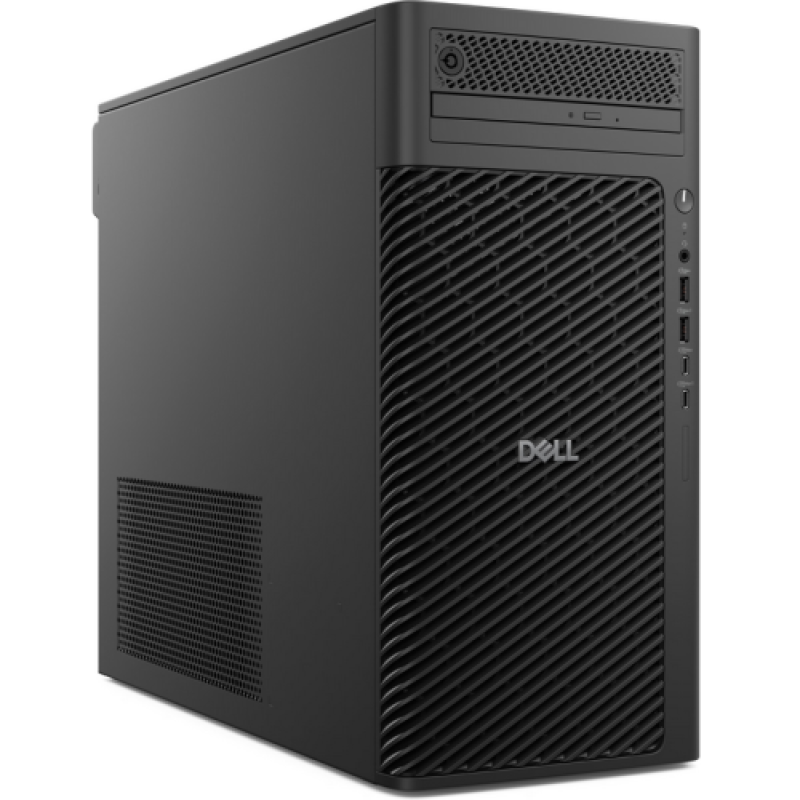 Desktop Workstation Dell Pro Max T2 cu procesor Intel Core Ultra 7 265K pana la 5.50 GHz, 32GB DDR5, 512GB SSD, NVIDIA RTX 2000 Ada 16GB, Windows 11 Pro, Black, 3 ani garantie