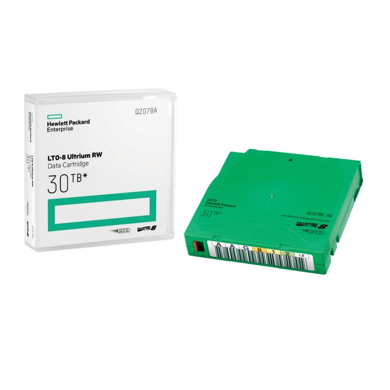HPE LTO-8 30TB Rw Non Cust Lbl 20 Crtg (HPE LTO-8 Ultrium 30TB Rw Non Custom Labeled Library Pack 20 Data Cartridges...)